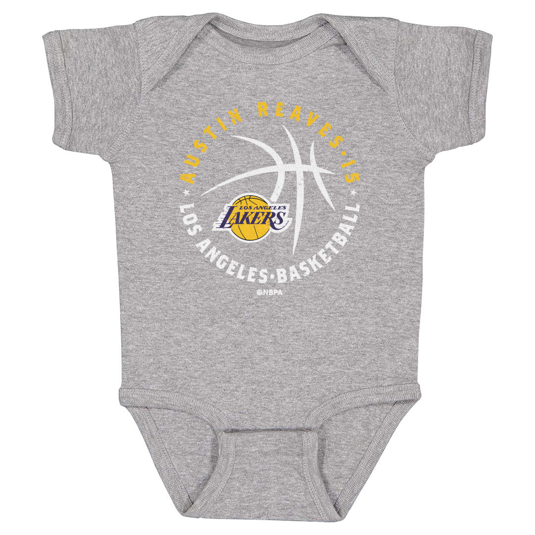 Austin Reaves Los Angeles Lakers Player Ball WHT - Image 2