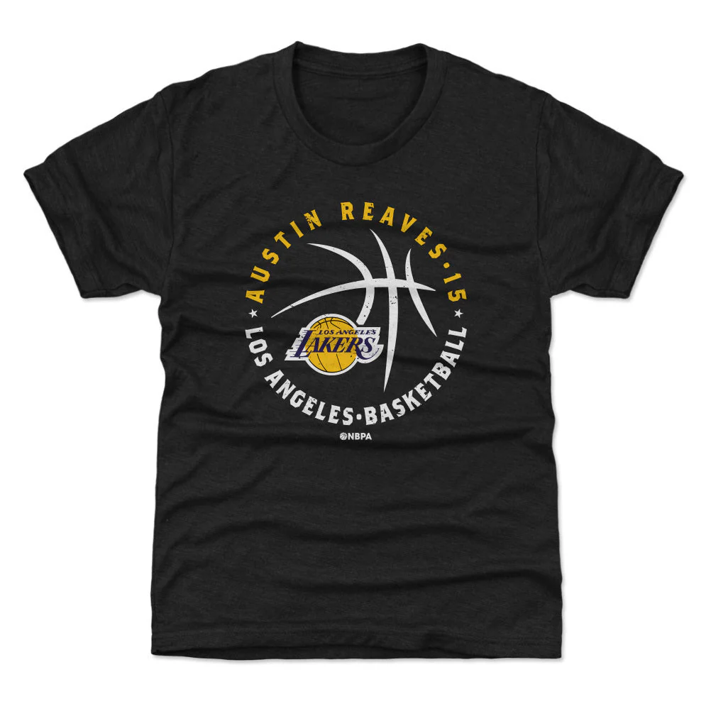 Austin Reaves Los Angeles Lakers Player Ball WHT - Image 3
