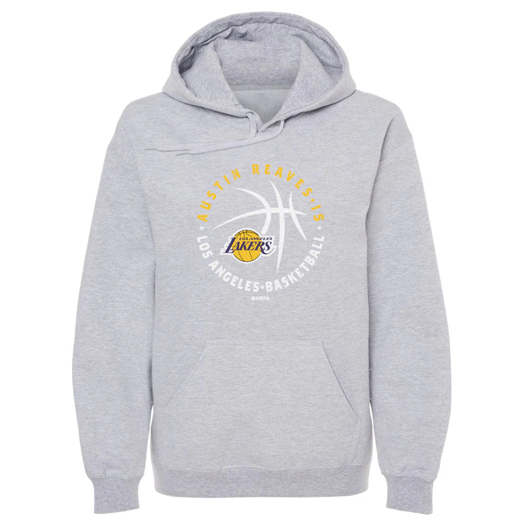 Austin Reaves Los Angeles Lakers Player Ball WHT - Image 2
