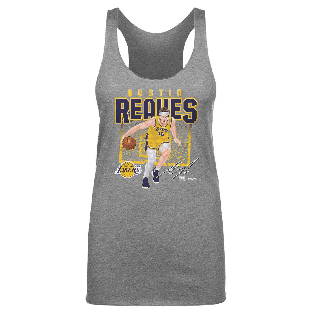Austin Reaves Los Angeles Lakers Shattered WHT - Image 2