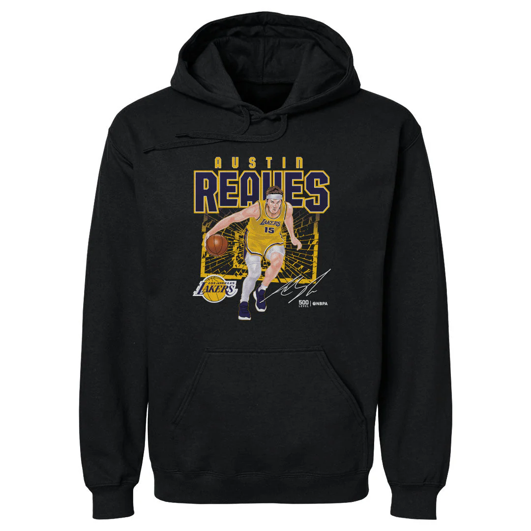 Austin Reaves Los Angeles Lakers Shattered WHT - Image 2