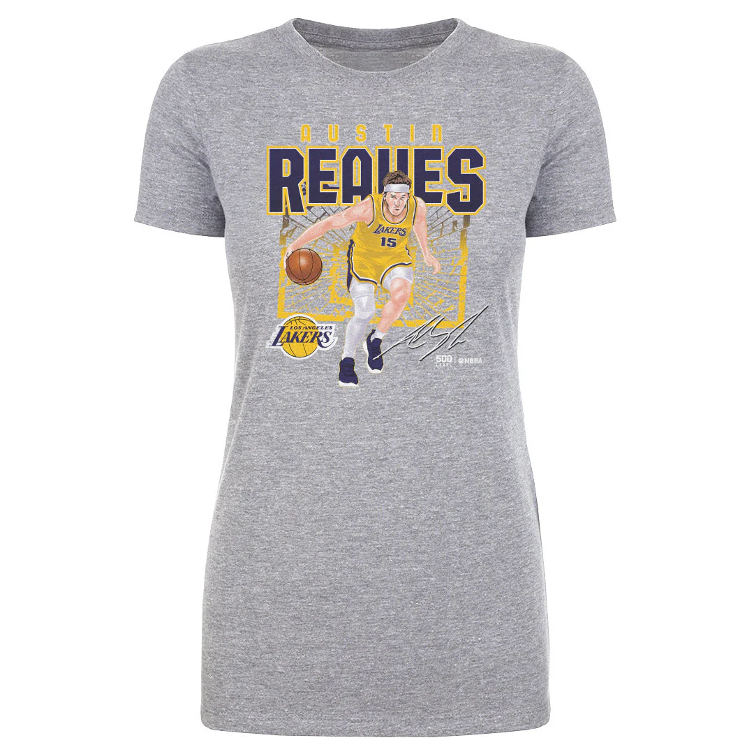 Austin Reaves Los Angeles Lakers Shattered WHT - Image 2