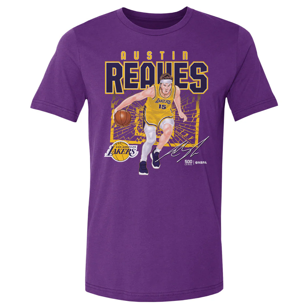 Austin Reaves Los Angeles Lakers Shattered WHT
