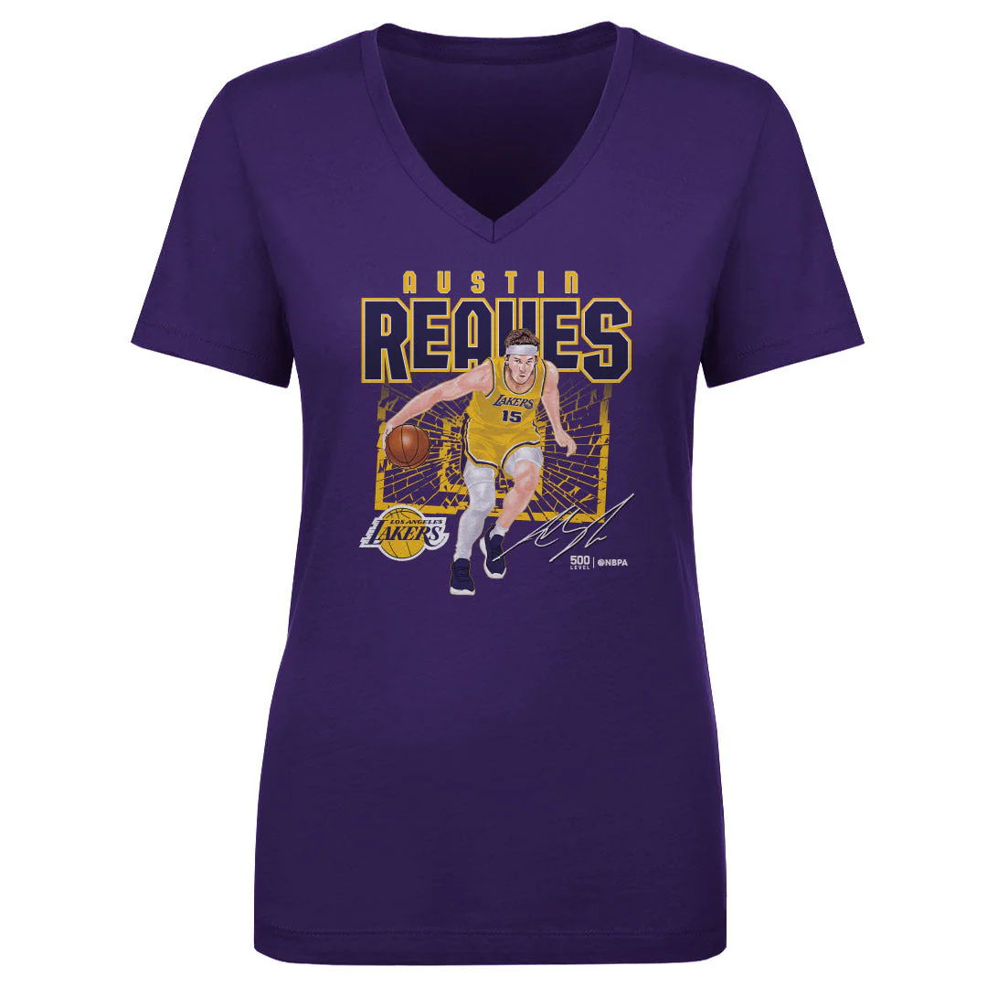 Austin Reaves Los Angeles Lakers Shattered WHT - Image 2