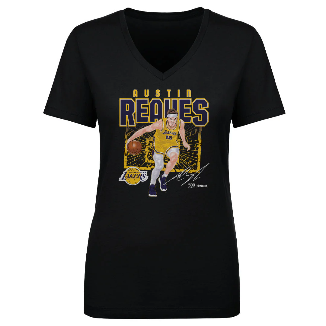 Austin Reaves Los Angeles Lakers Shattered WHT - Image 3
