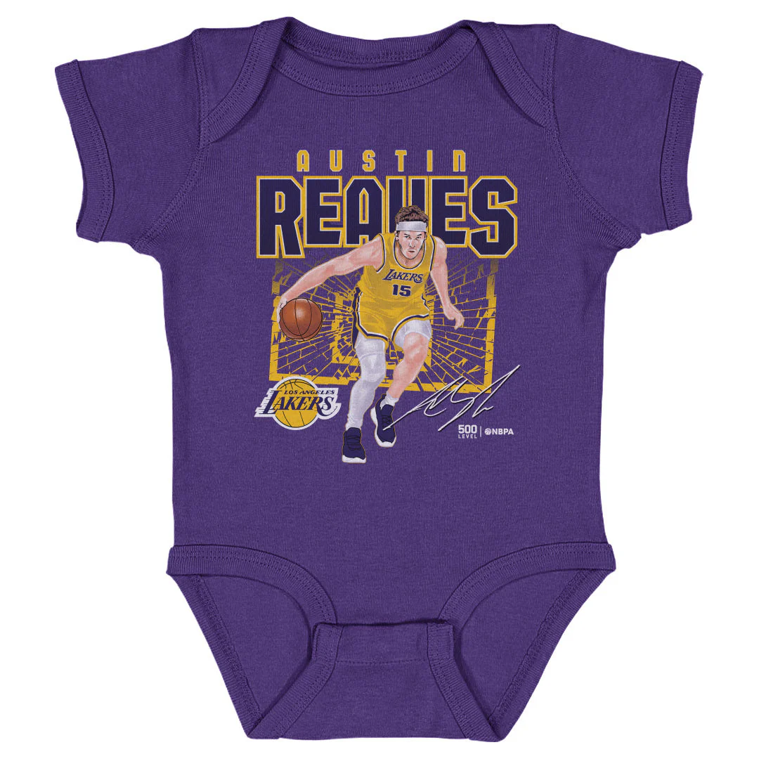 Austin Reaves Los Angeles Lakers Shattered WHT - Image 3