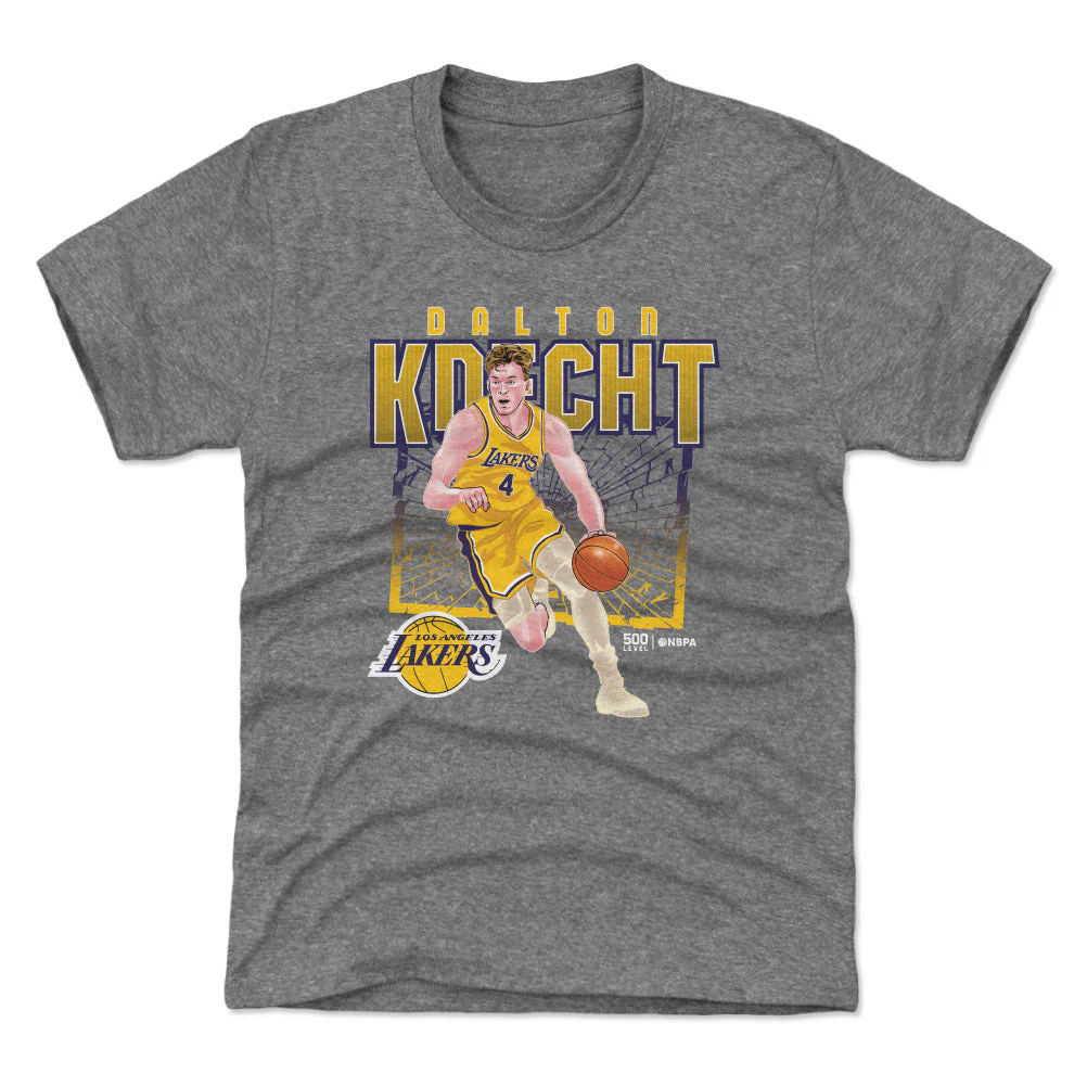 Dalton Knecht Los Angeles Lakers Shattered WHT - Image 2