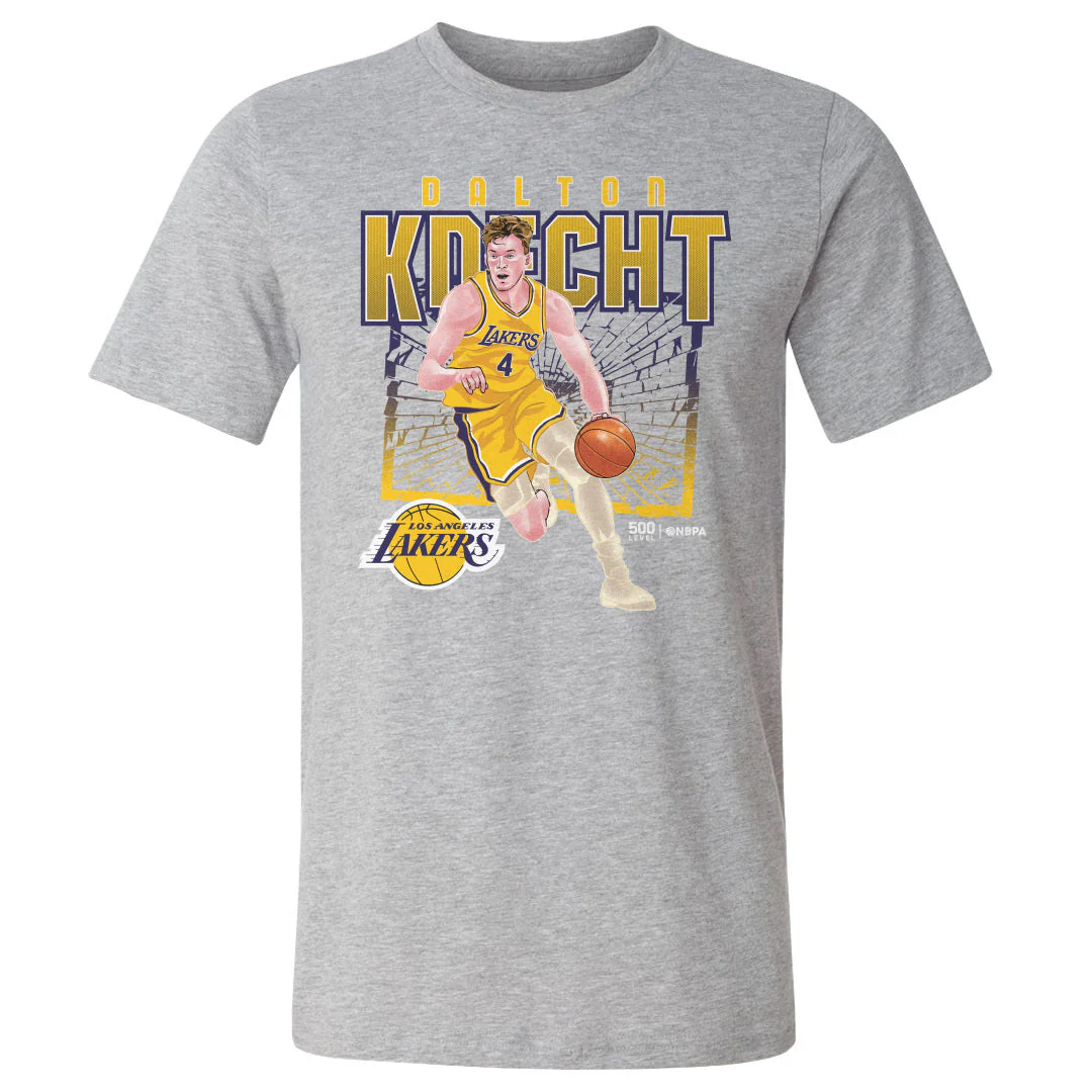 Dalton Knecht Los Angeles Lakers Shattered WHT - Image 2