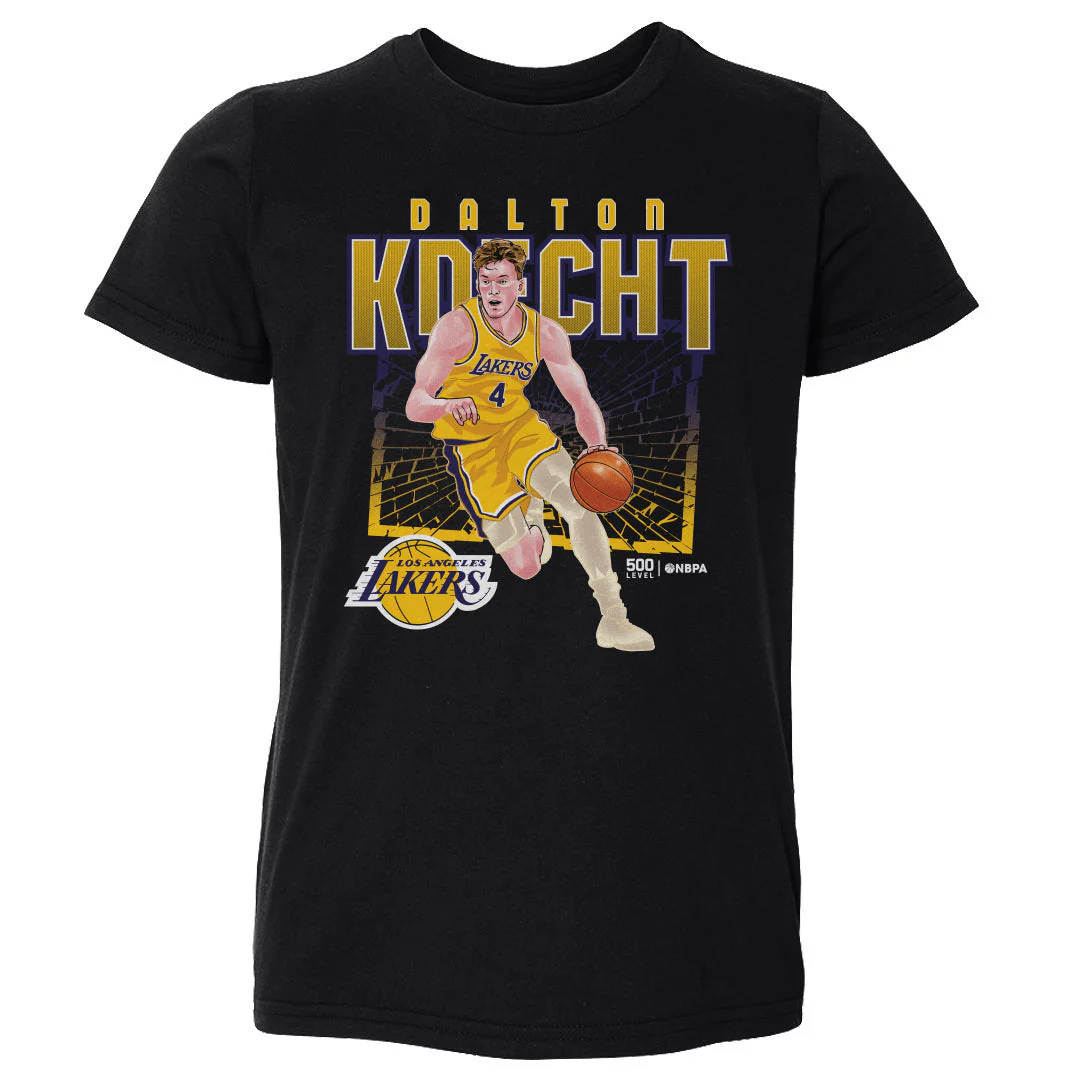 Dalton Knecht Los Angeles Lakers Shattered WHT