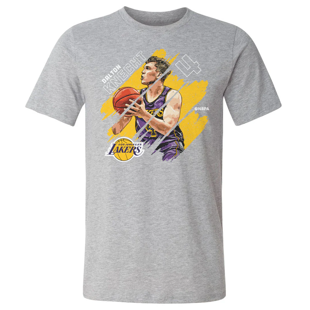 Dalton Knecht Los Angeles Lakers Stripes WHT - Image 3