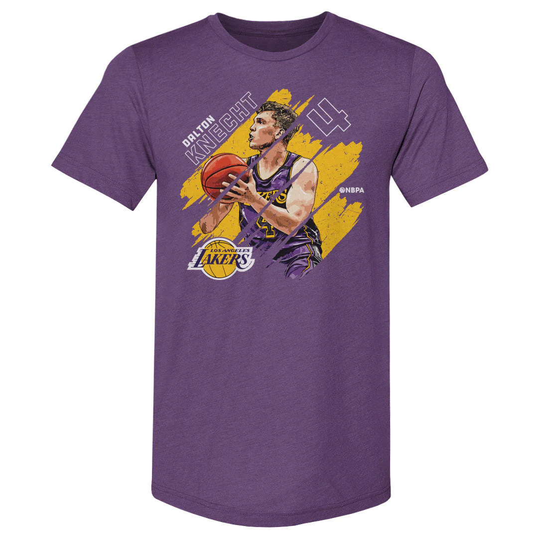 Dalton Knecht Los Angeles Lakers Stripes WHT - Image 2