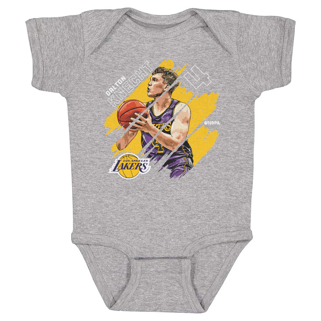 Dalton Knecht Los Angeles Lakers Stripes WHT - Image 2