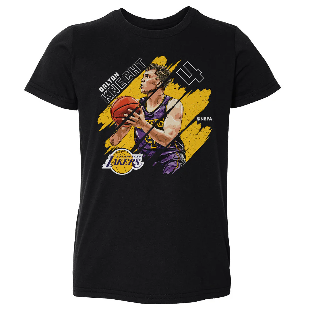 Dalton Knecht Los Angeles Lakers Stripes WHT - Image 2