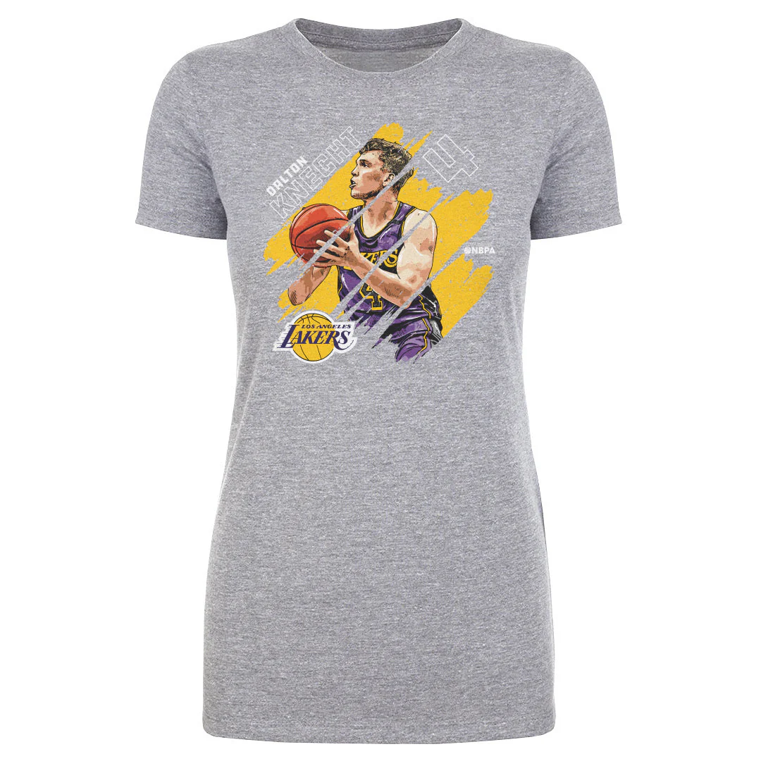 Dalton Knecht Los Angeles Lakers Stripes WHT - Image 2