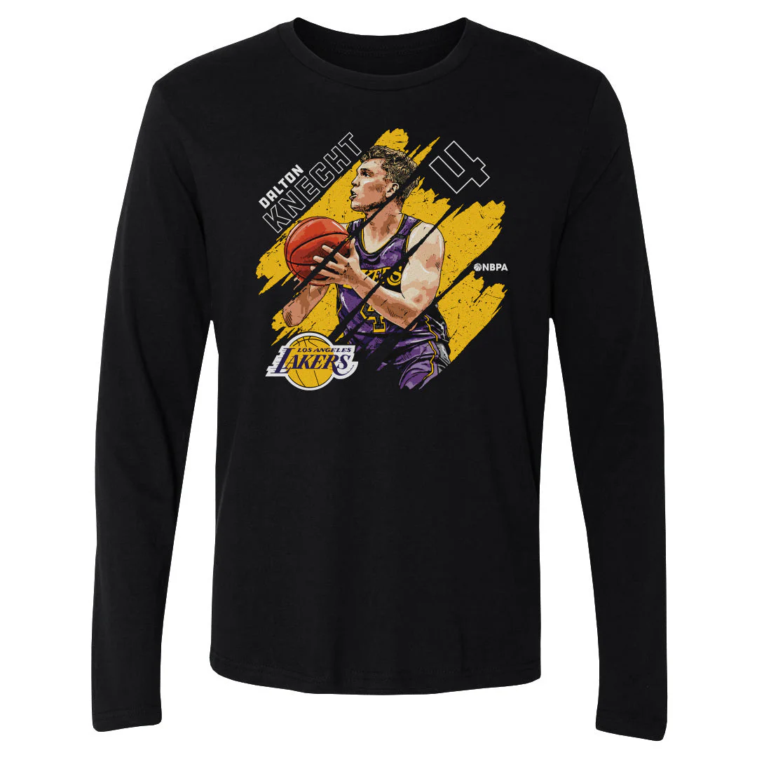 Dalton Knecht Los Angeles Lakers Stripes WHT - Image 2