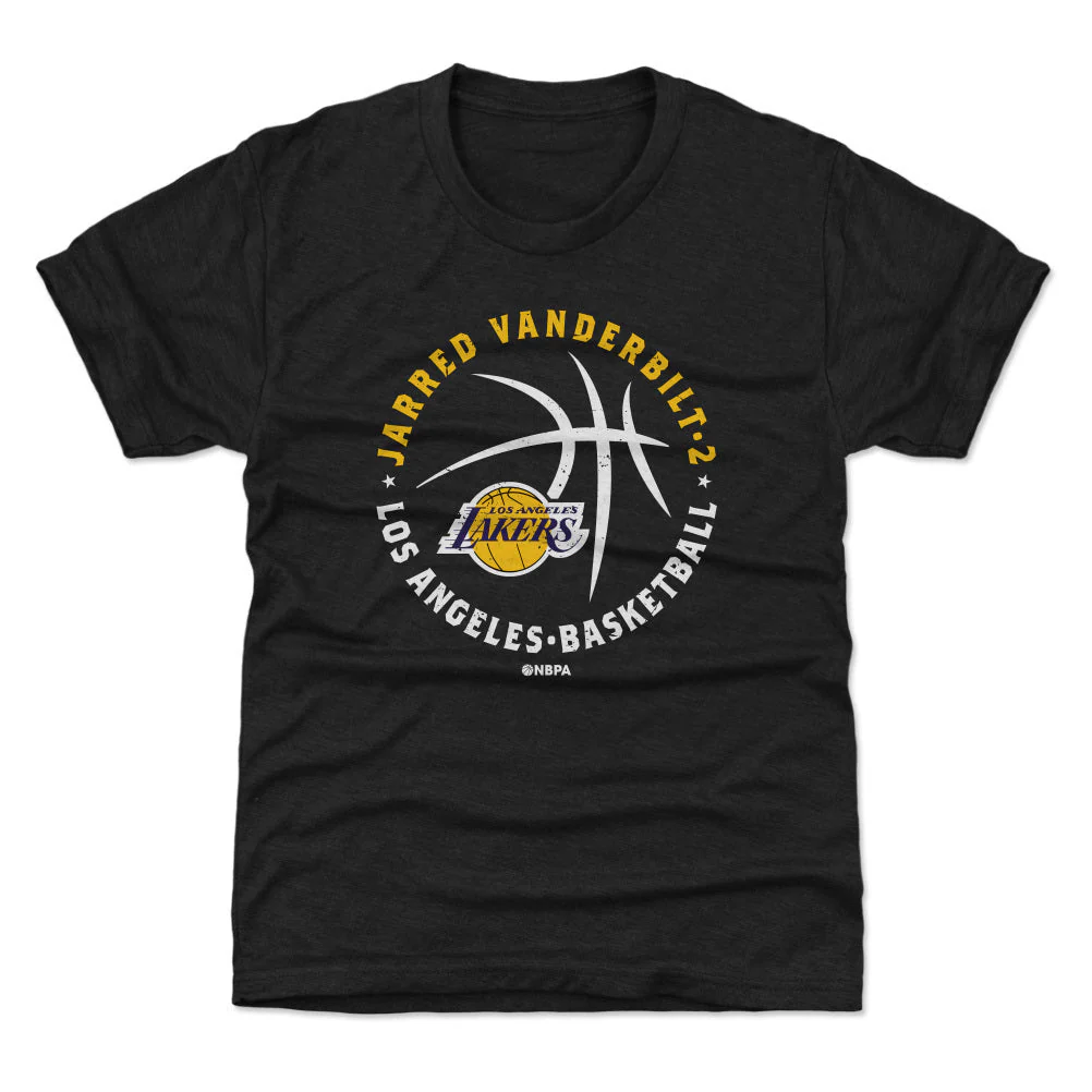 Jarred Vanderbilt Los Angeles Lakers Player Ball WHT - Image 3