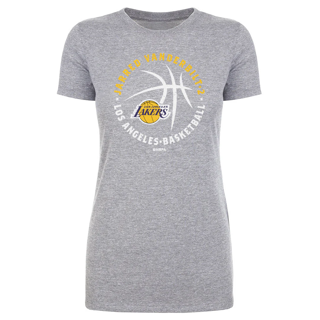 Jarred Vanderbilt Los Angeles Lakers Player Ball WHT - Image 2