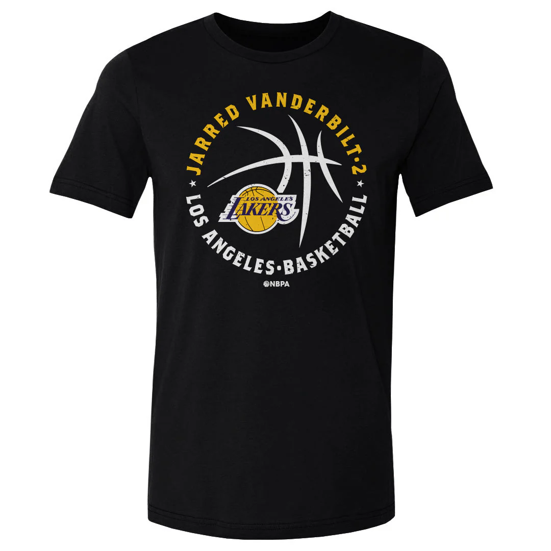 Jarred Vanderbilt Los Angeles Lakers Player Ball WHT - Image 3