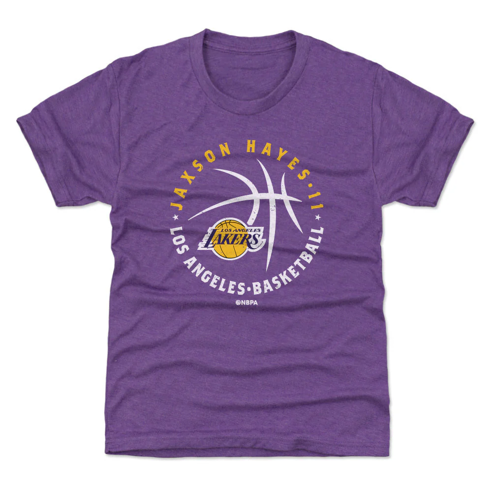 Jaxson Hayes Los Angeles Lakers Player Ball WHT - Image 2
