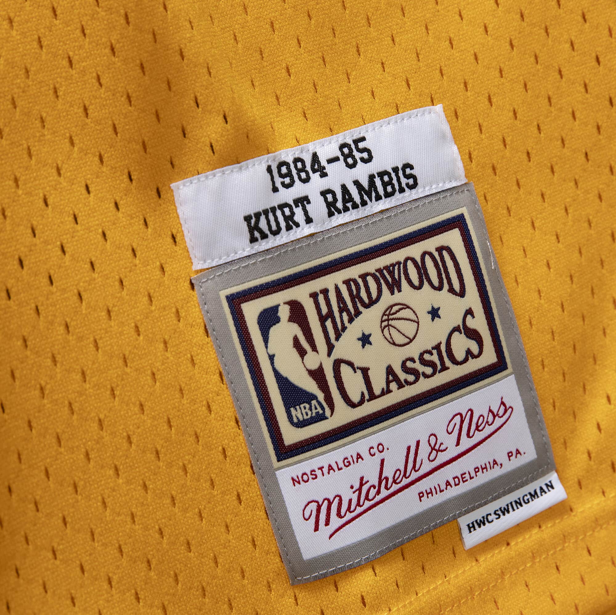 Lakers 1984 Rambis Home Jersey - Image 4