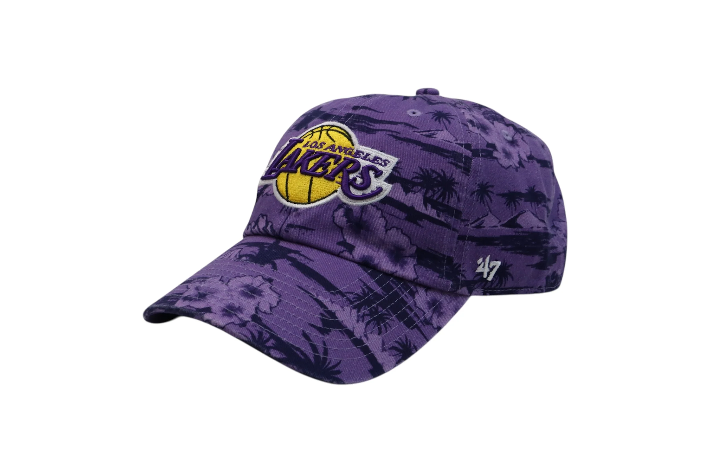 LA Lakers 47 Fiji Tropical Clean Up Adjustable Hat