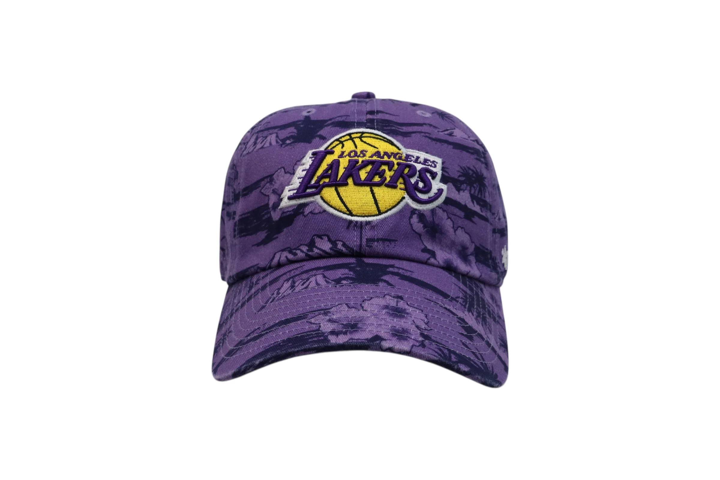 LA Lakers 47 Fiji Tropical Clean Up Adjustable Hat - Image 2