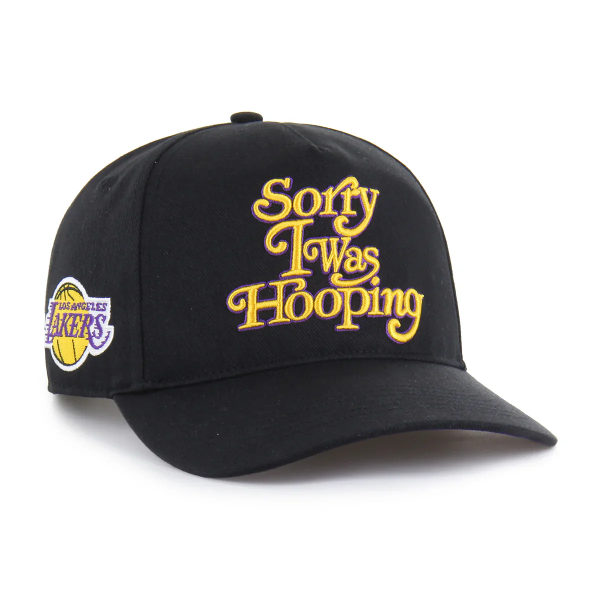 Lakers '47 x Brand Seen Tip Off Hitch Snapback Hat - Image 2