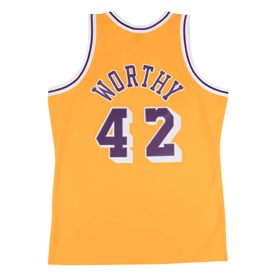 Lakers 84 Worthy Swingman Jersey - Image 2