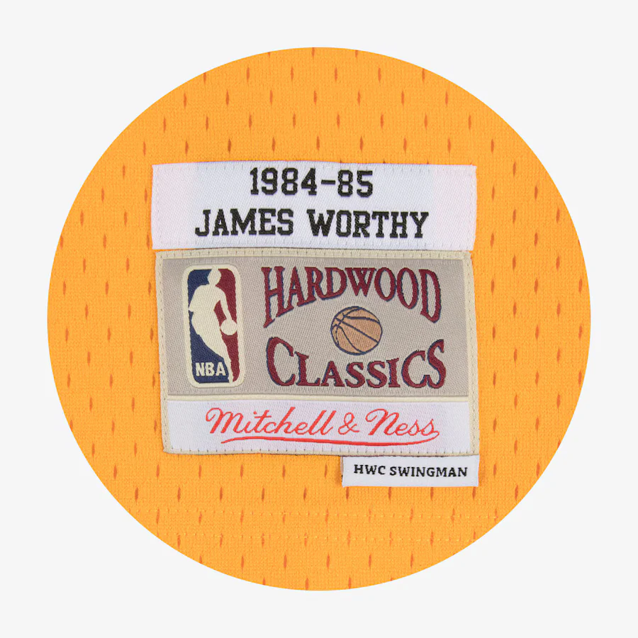 Lakers 84 Worthy Swingman Jersey - Image 3