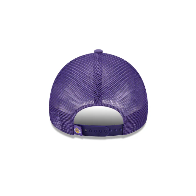 Lakers 940AF Distressed Throwback Snapback Hat - Image 5