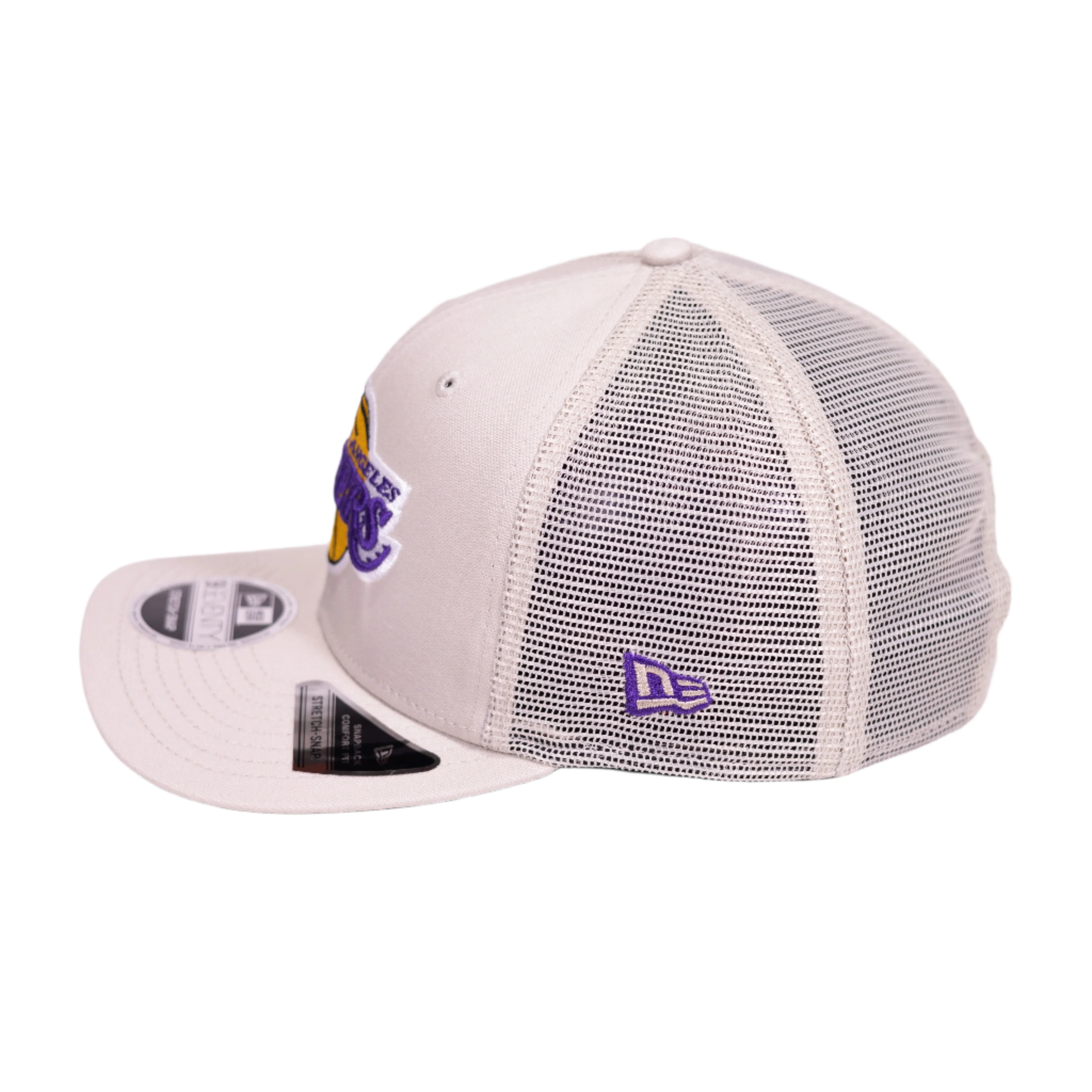 Lakers 970SS Canvas Trucker Hat - Image 3