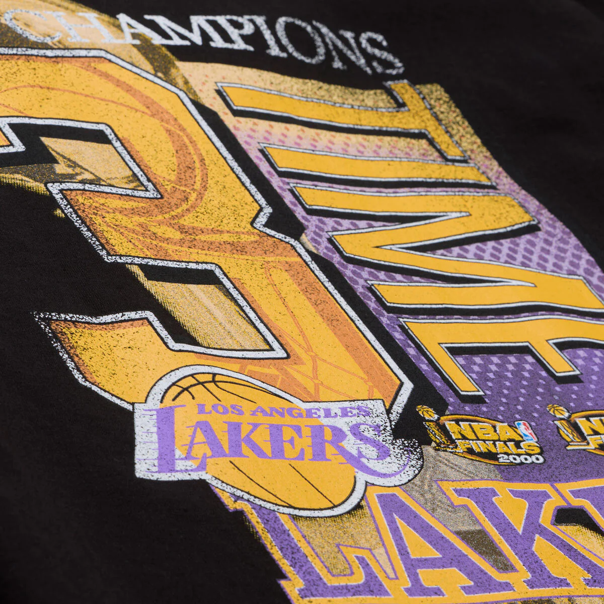 Lakers Black B2B2B Champs Rings SS Tee - Image 4