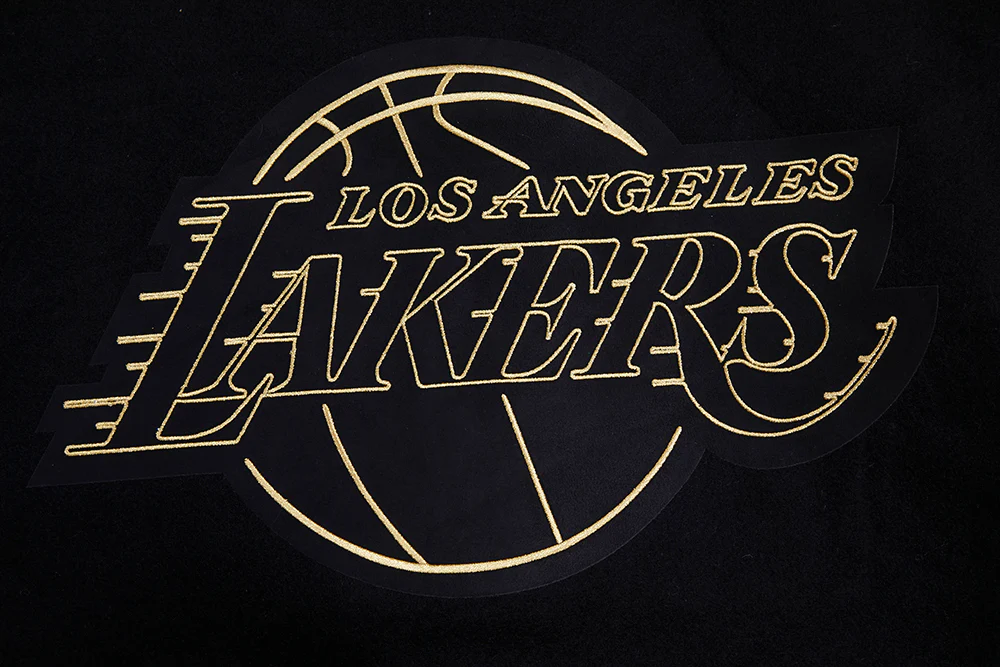 Lakers Black & Gold Wool Varsity Jacket - Image 11