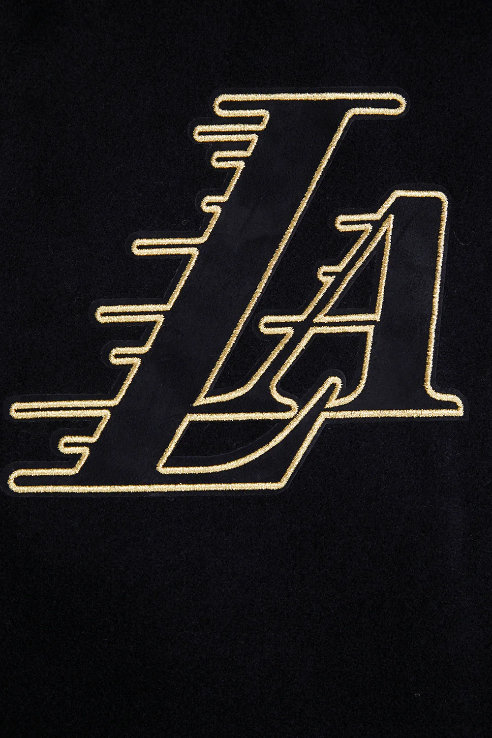 Lakers Black & Gold Wool Varsity Jacket - Image 5