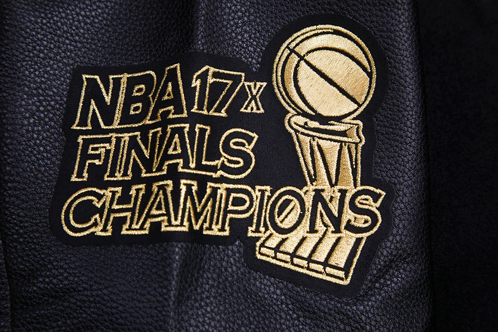 Lakers Black & Gold Wool Varsity Jacket - Image 8