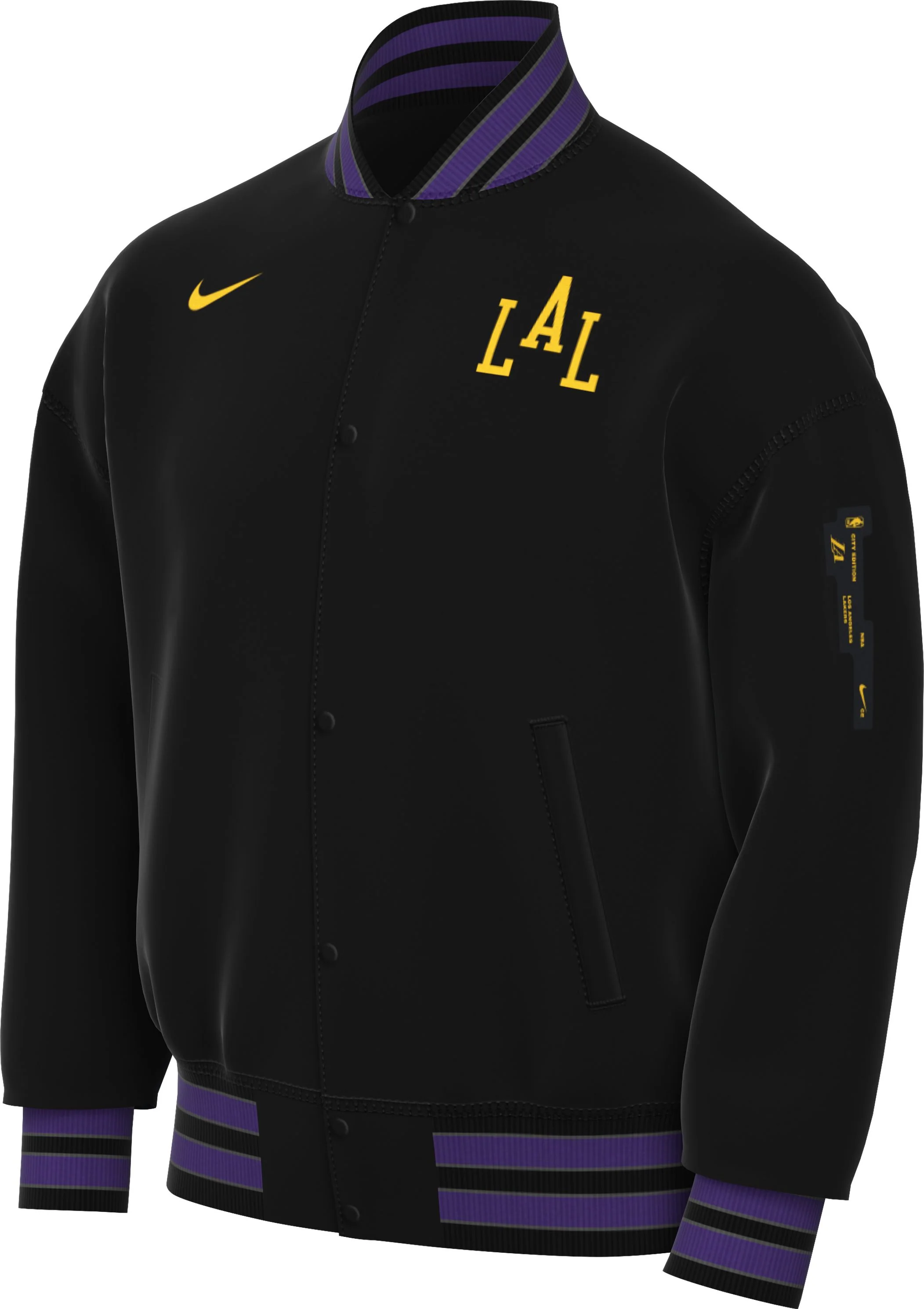 Lakers City Edition 23 PRM Jacket - Image 2