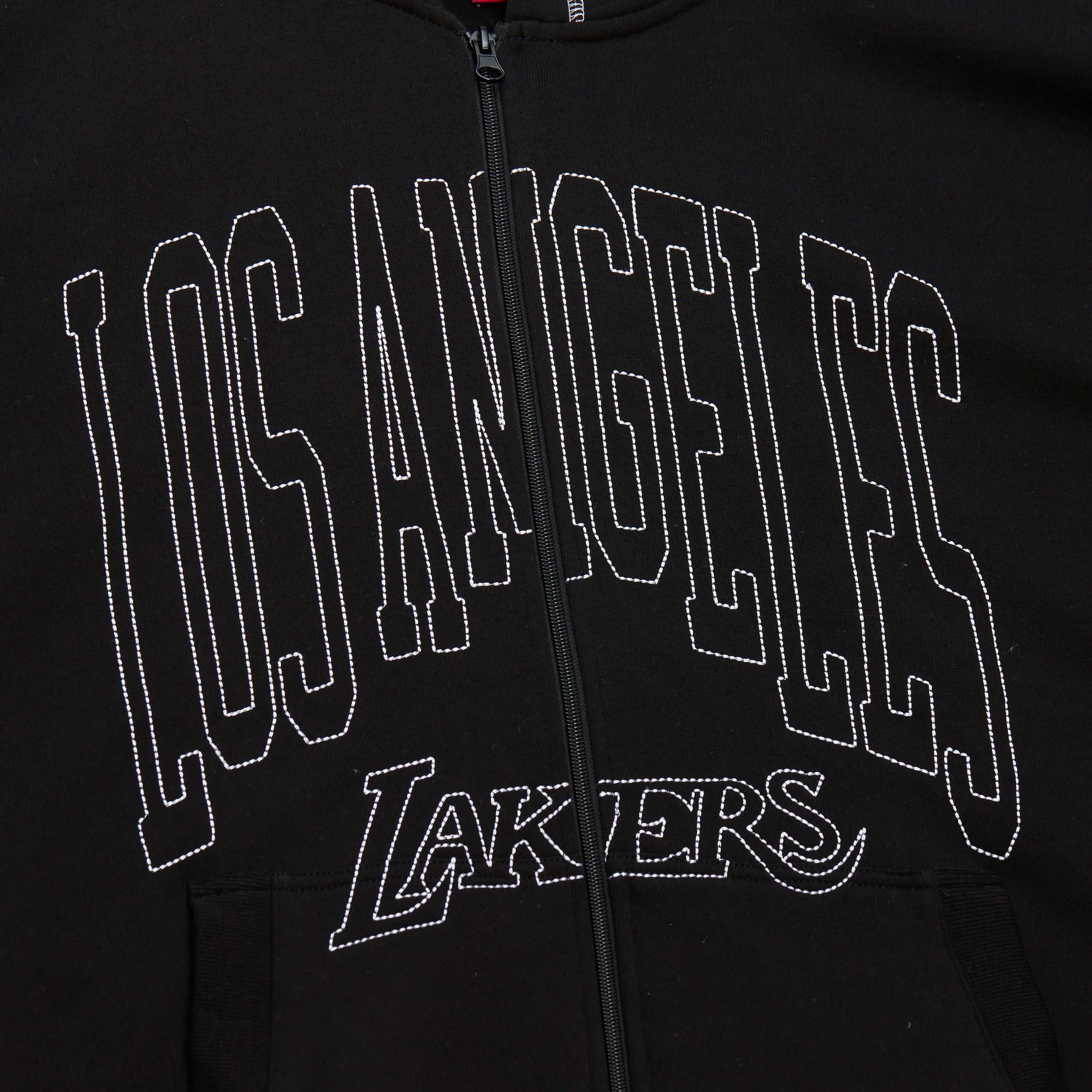 LAKERS CONTRAST FULL ZIP HOODIE - Image 4