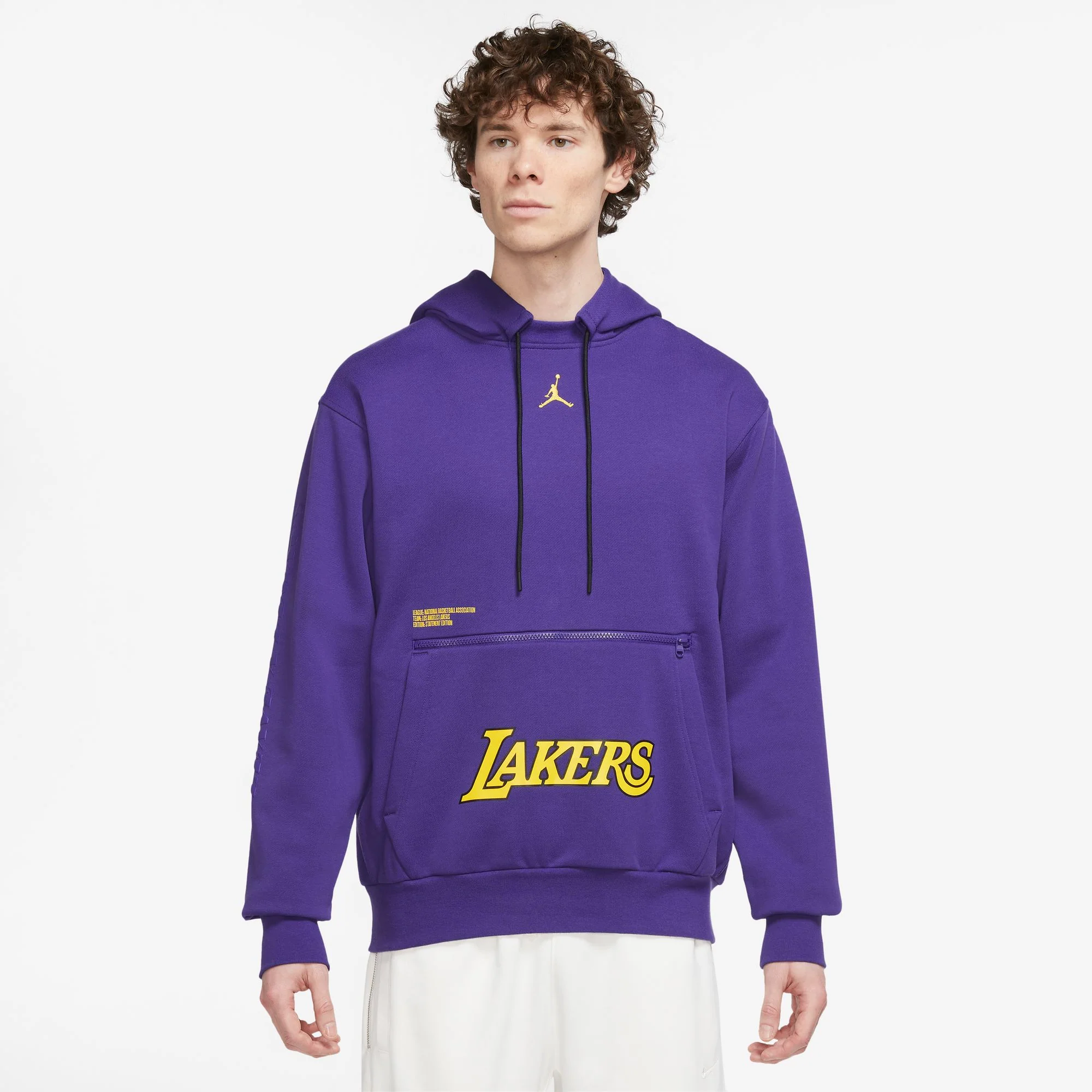 Lakers Courtside Statement Edition Pullover Hoodie - Image 3