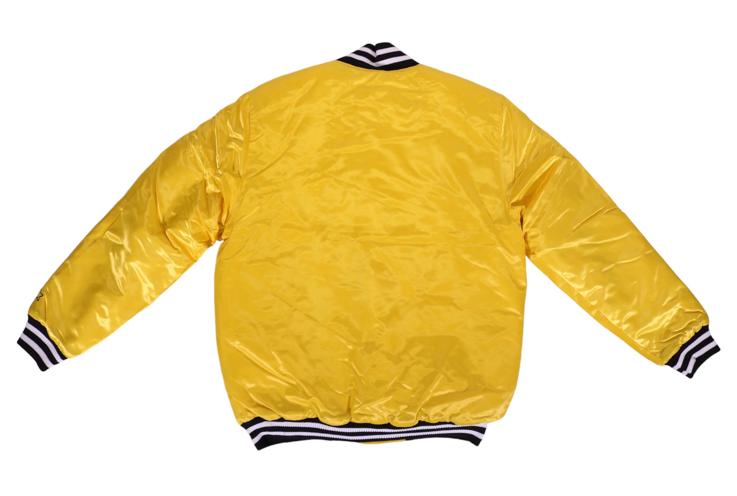 Lakers Cross Bronx Satin Varsity Jacket - Image 2