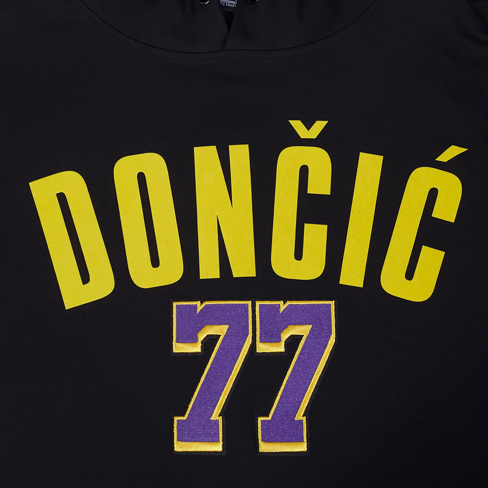 Lakers Dončić Classic Player NN SS PO Hoodie Tee - Image 5