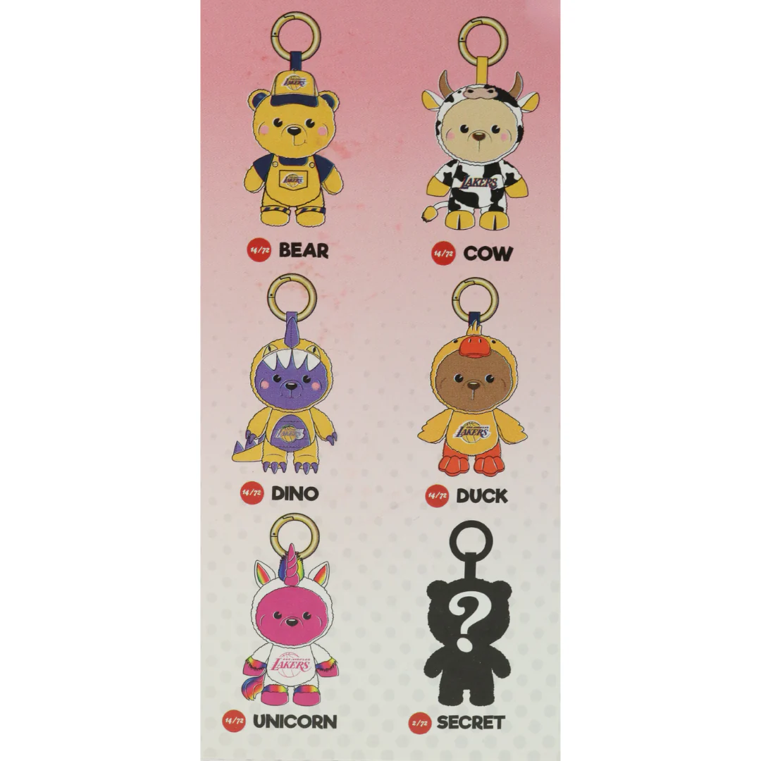 Lakers Foocoos Plush Keychain Blind Box - Image 3