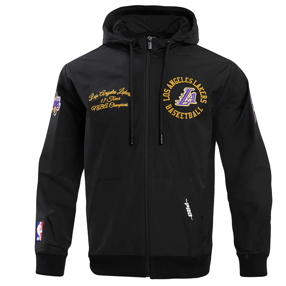 Lakers Hybrid Woven FZ Hoodie - Image 2