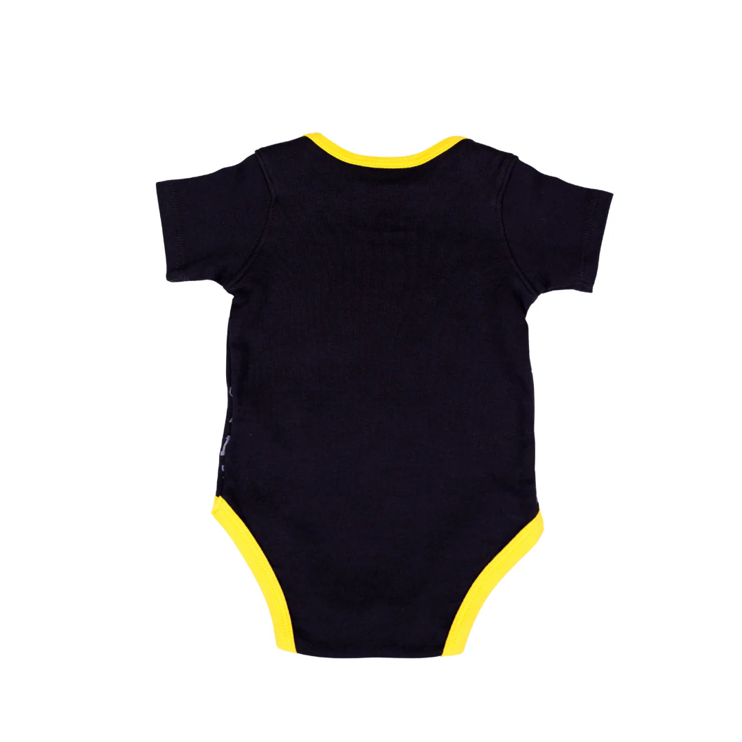 Lakers Infant Born to Hoop 3PC Creeper Set - Image 3