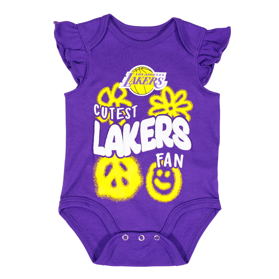 Lakers Infant Girl Power Dribble 2PC Set - Image 2