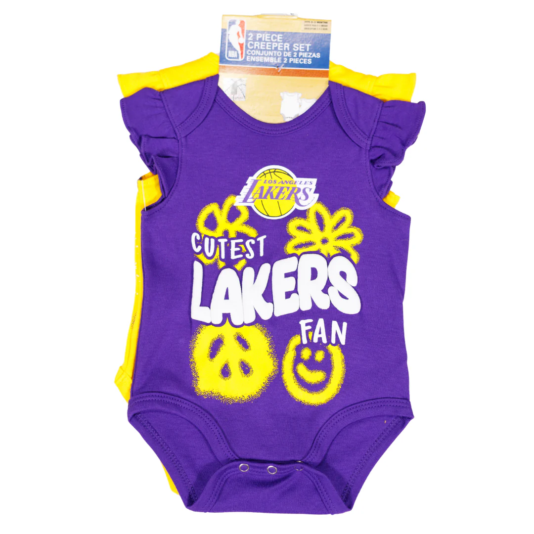 Lakers Infant Girl Power Dribble 2PC Set - Image 4