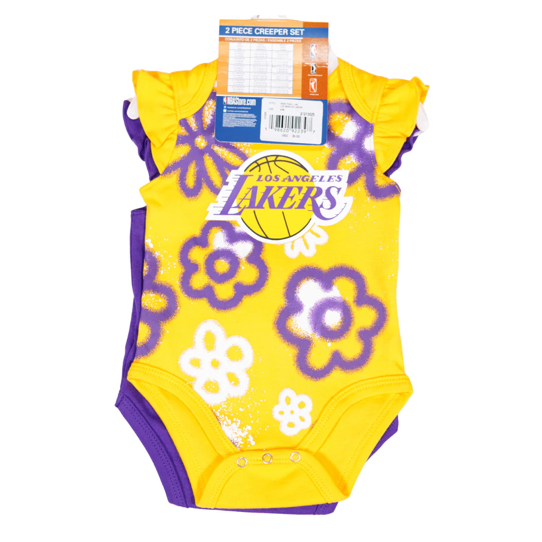 Lakers Infant Girl Power Dribble 2PC Set - Image 7