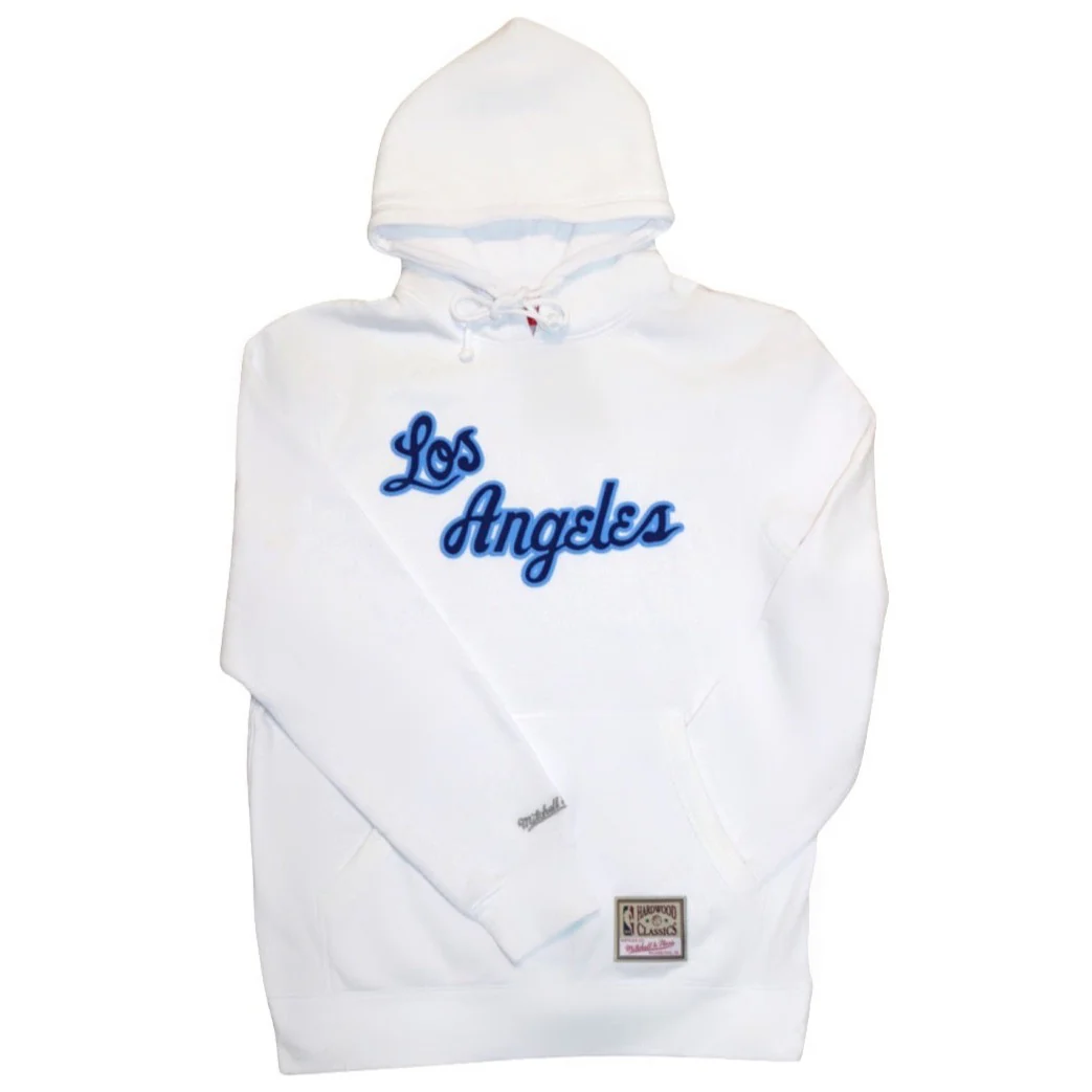 Lakers Script White Hoodie