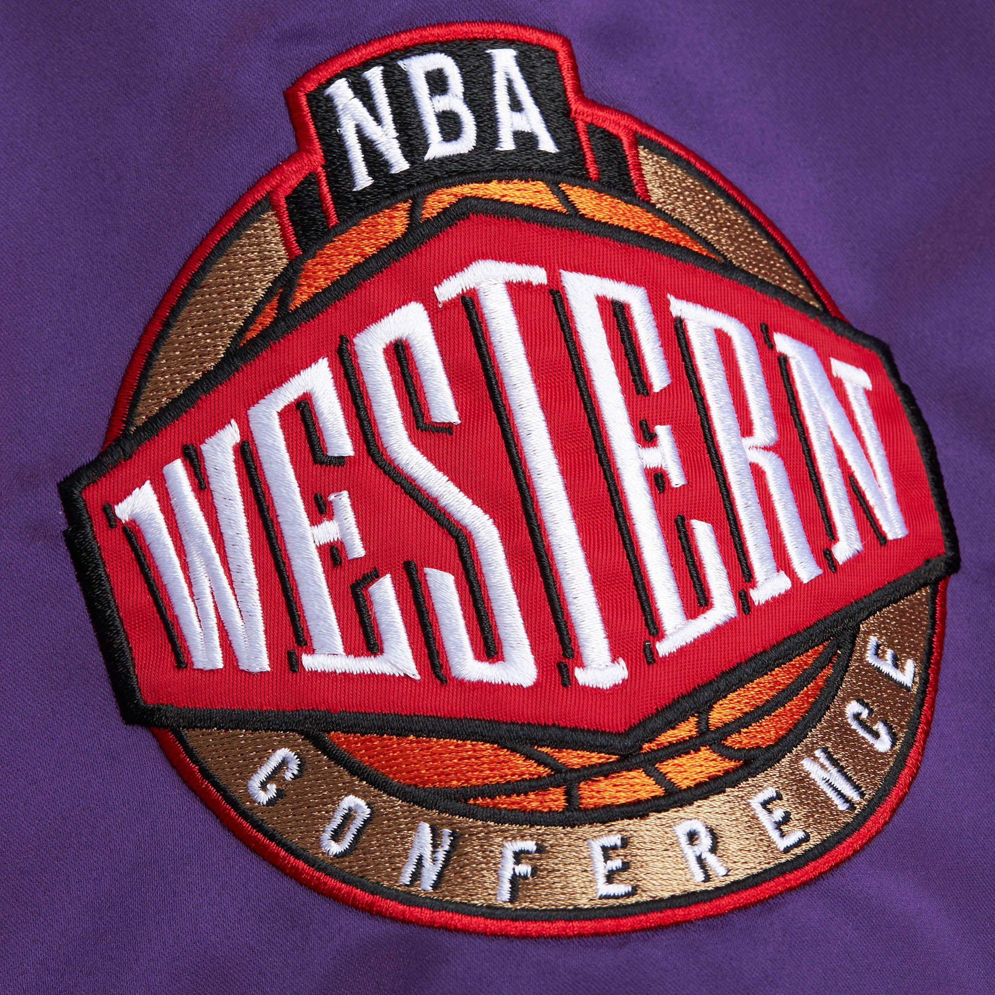 Lakers Lightweight Satin Jacket Magic Johnson - Image 5