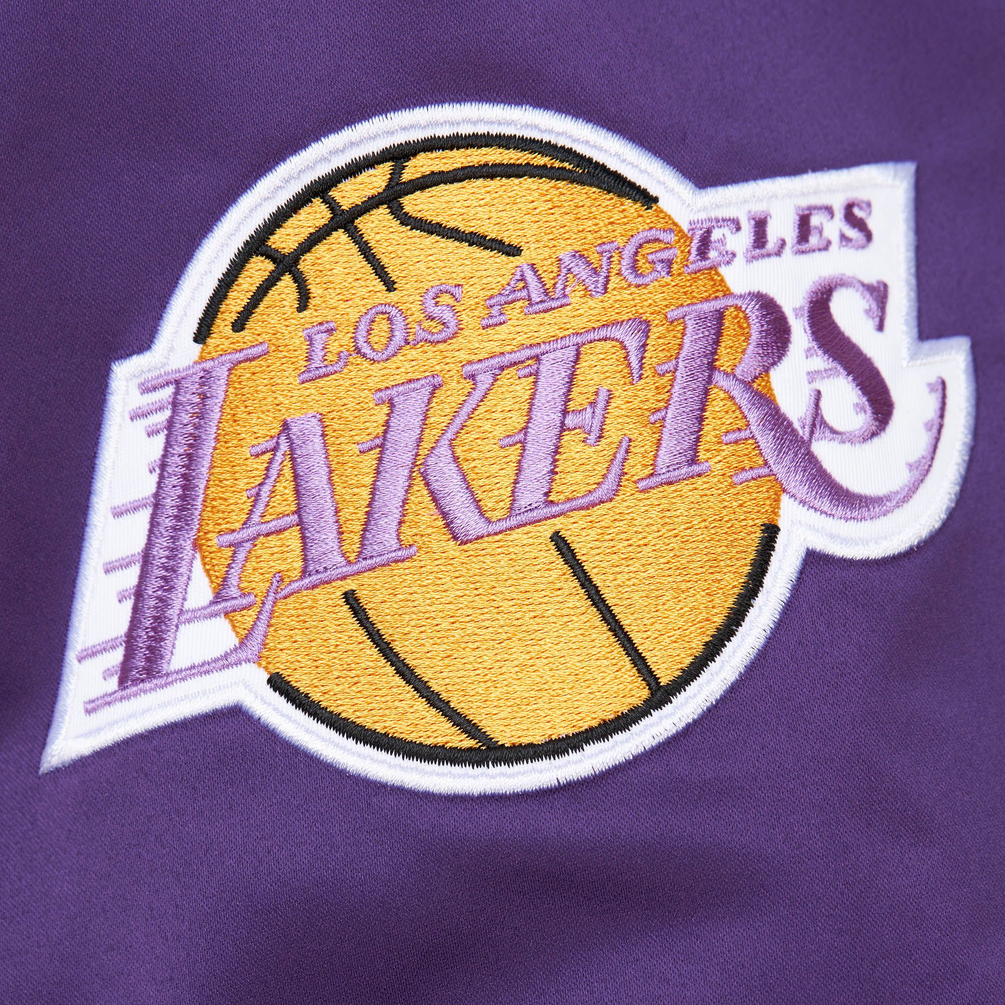 Lakers Lightweight Satin Jacket Magic Johnson - Image 6