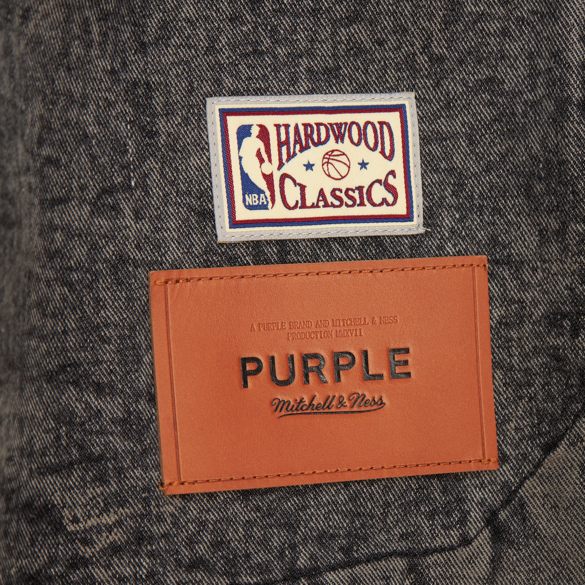 Lakers M&N x Purple Mesh Button Up - Image 4